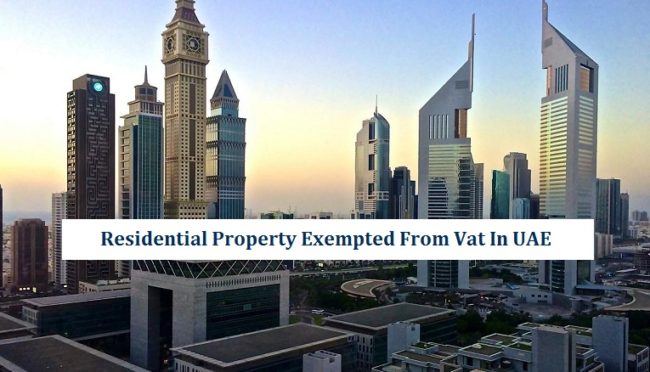 Residential Property Exempted From Vat