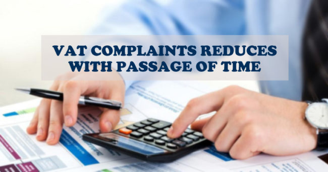 VAT Complaints Reduces With Passage Of Time