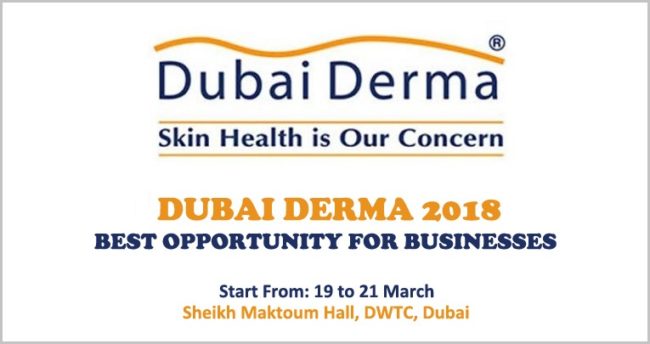 Dubai DERMA 2018 – Best Opportunity For Businesses