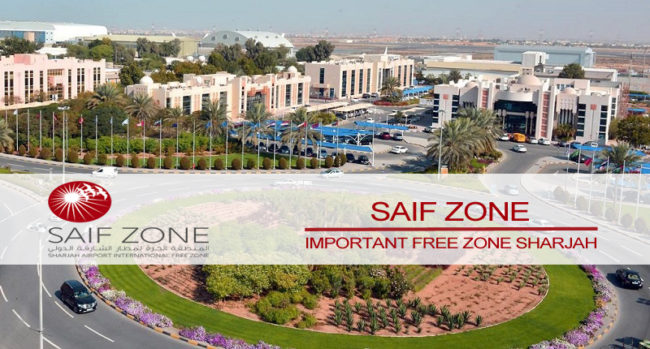 SAIF zone free zone Sharjah